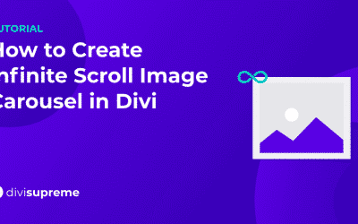 How to Create Infinite Scroll Image Carousel in Divi