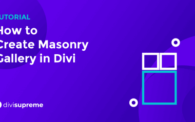 How to Create Masonry Gallery in Divi