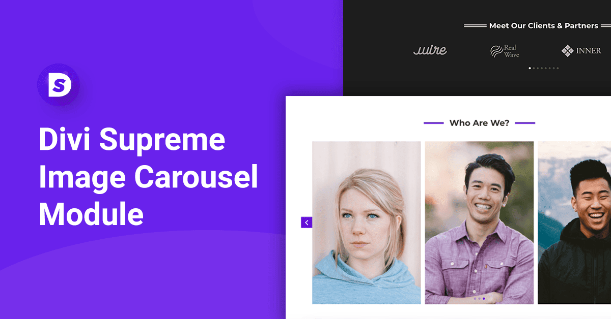 Divi Supreme Image Carousel Module – Divi Supreme