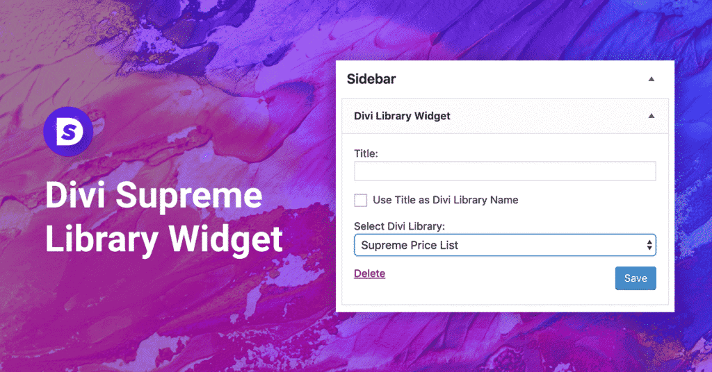 How to Add Divi Library Layouts to Your Widget Areas – Divi Supreme