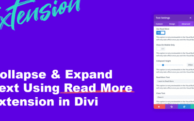 How to Make a Collapsible Text in Divi Using Read More Extension