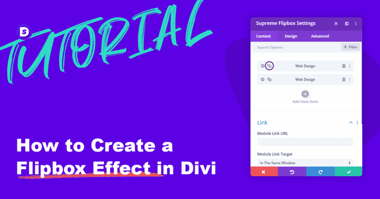 Divi Flipbox