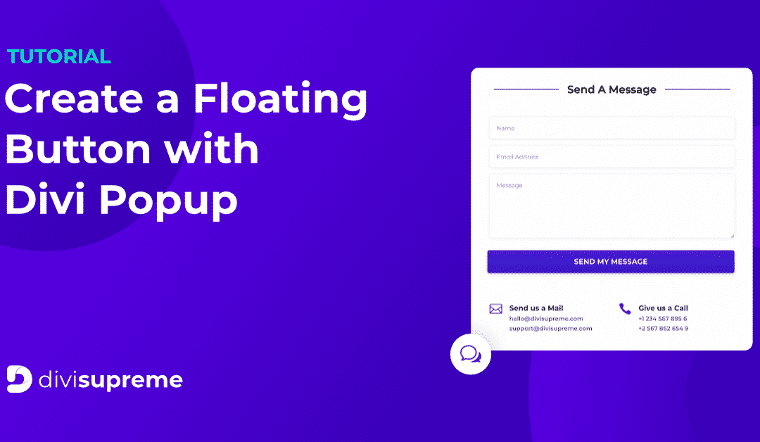 Create a Floating Button with Divi Popup