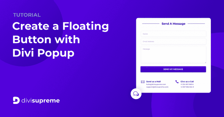 Divi Floating Button