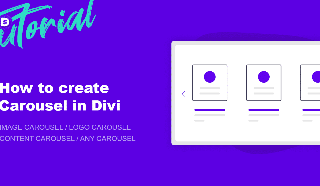 How to create Beautiful Carousels in Divi