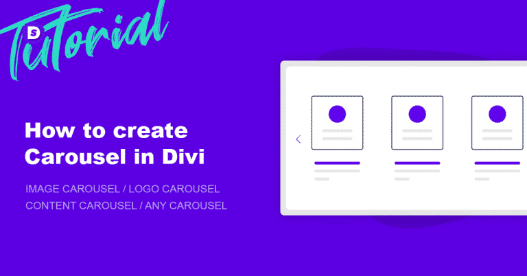 Divi Carousel