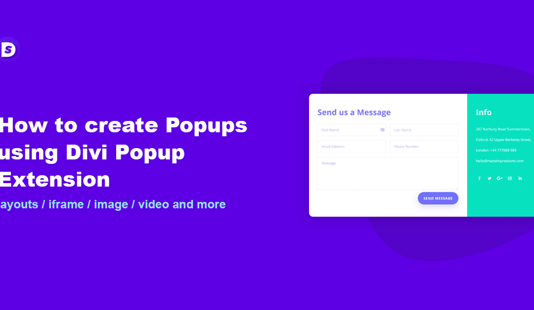 How to create Popups using Divi Popup Extension