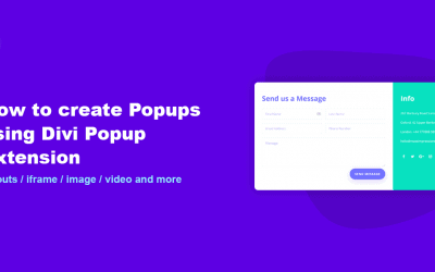 How to create Popups using Divi Popup Extension