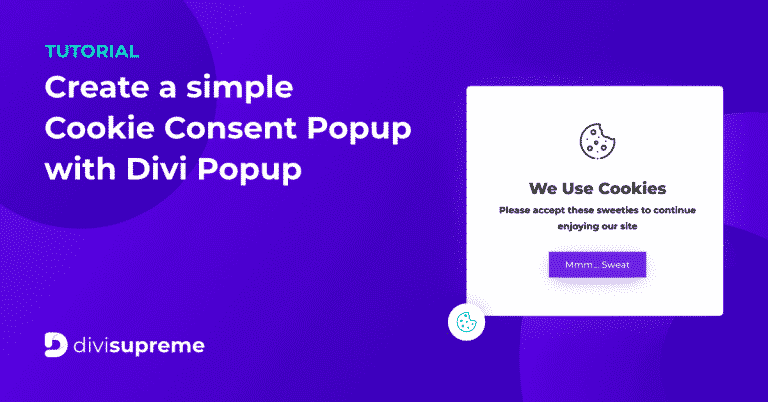 Divi Cookie Consent