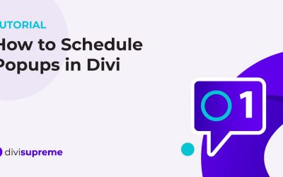 How to Schedule Popups in Divi