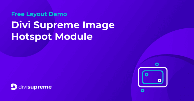 Free Layout Demo: Divi Supreme Image Hotspot Module
