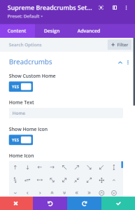 Divi Breadcrumbs Module – Divi Supreme
