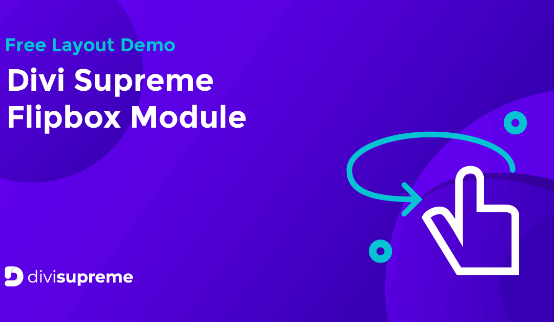 Free Layout Demo: Divi Supreme Flipbox Module