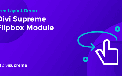 Free Layout Demo: Divi Supreme Flipbox Module