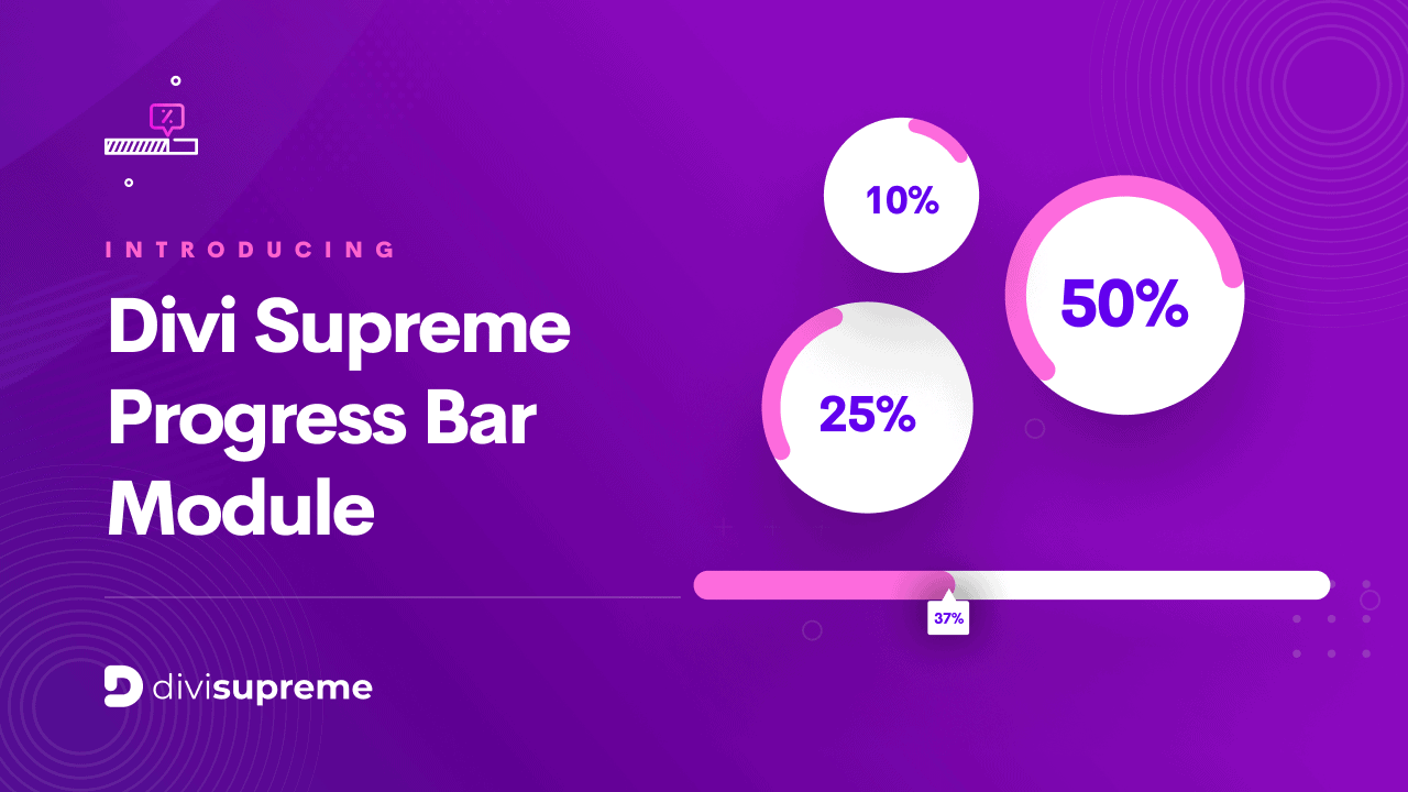 Supreme Progress Bar Module – Divi Supreme