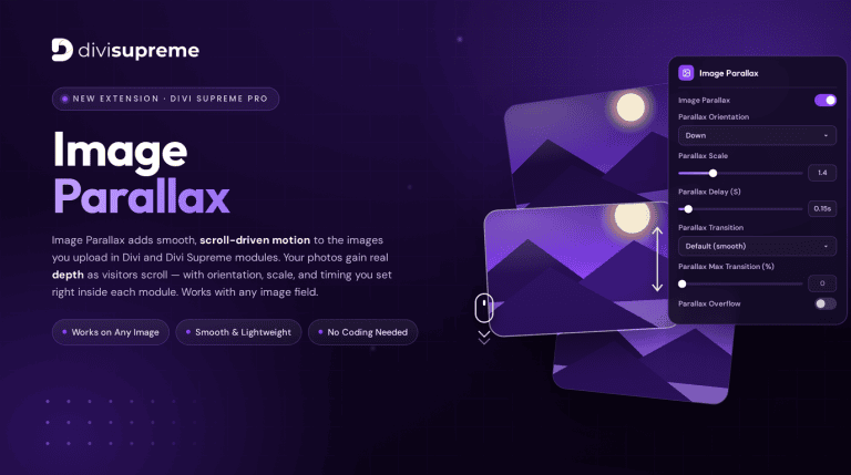 Image Parallax for Divi