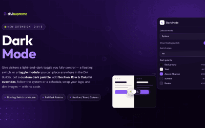 Dark Mode for Divi: A Light-and-Dark Toggle You Fully Control