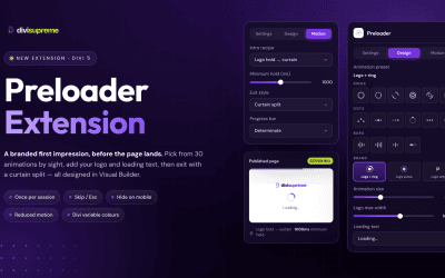 Preloader for Divi: A Branded Loading Screen You Design in the Visual Builder