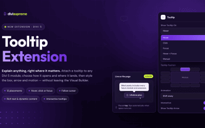 Tooltip for Divi: Add a Tooltip to Any Module Without Adding a Module