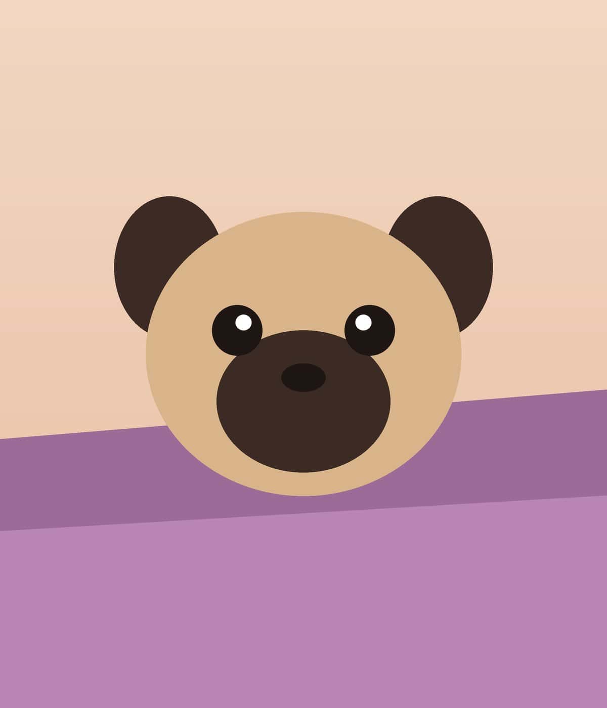 Pug in a blanket Illustration: pug in a blanket
