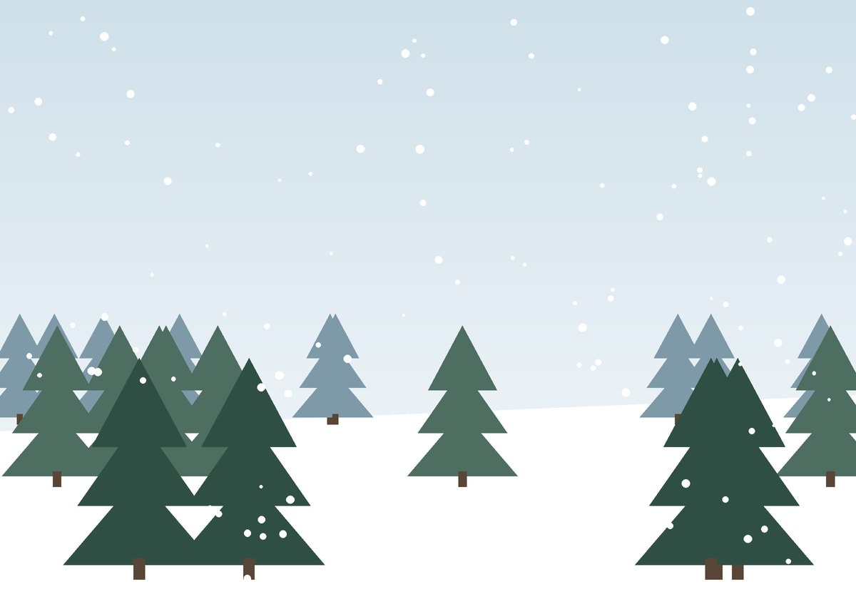 Winter forest Illustration: winter forest