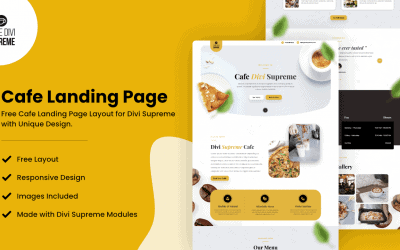 Divi layout before Divi Supreme modules